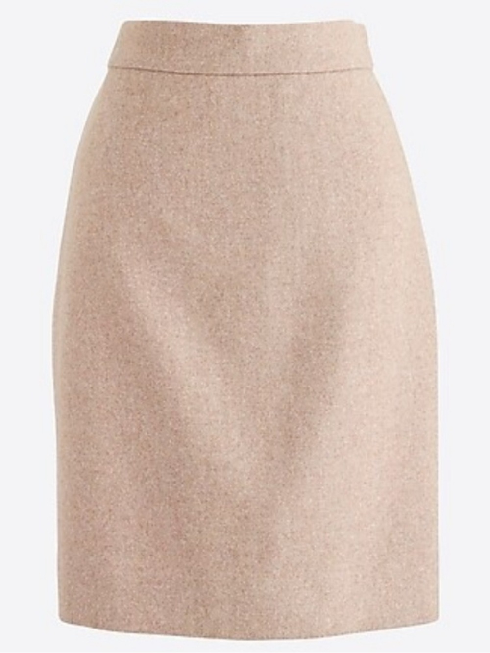 J. Crew beige tan wool pencil skirt size 2